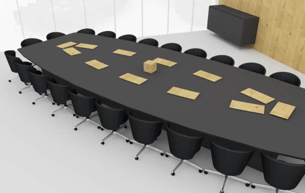 Table de réunion pour 24 personnes
